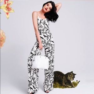 Bamboo black and white Alice + Olivia romper